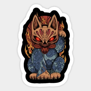 Maneki Yakuza Sticker